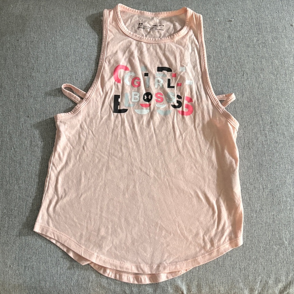 Under Armour Girl Boss Graphic Tank Top - M